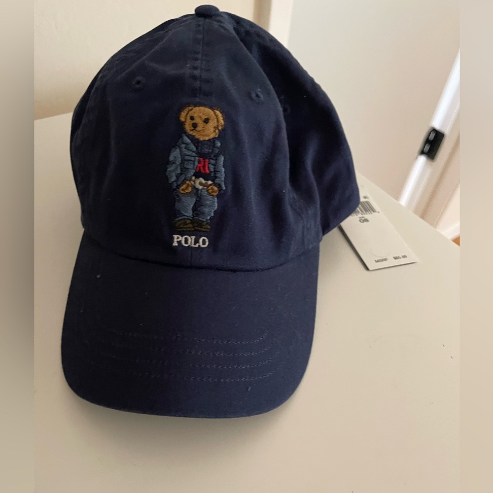 Polo Ralph Lauren Navy Bear Baseball Cap